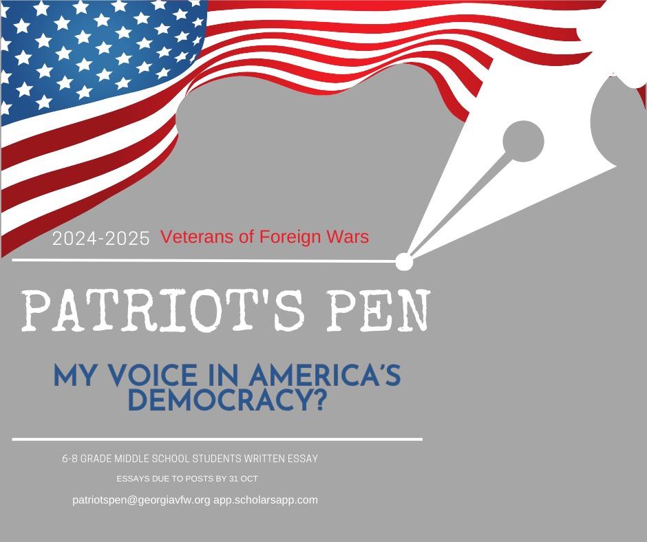 Patriot s Pen Georgia VFW Patriot s pen georgia vfw