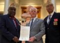 Georgia VFW accepts House Resolution 182 on behalf of Retired Master Sergeant Graziano