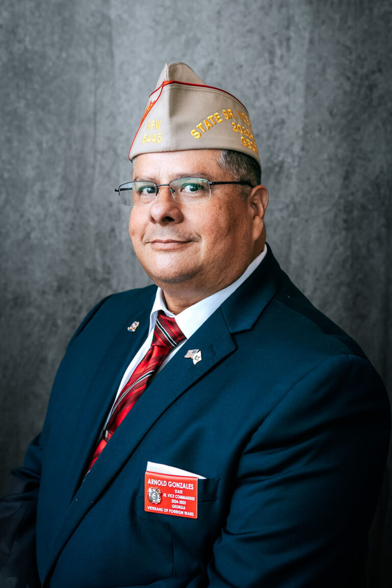Arnold Gonzales - 2025-26 State Sr Vice Commander, VFW Department of Georgia