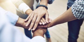 team-building image showing VFW teamwork