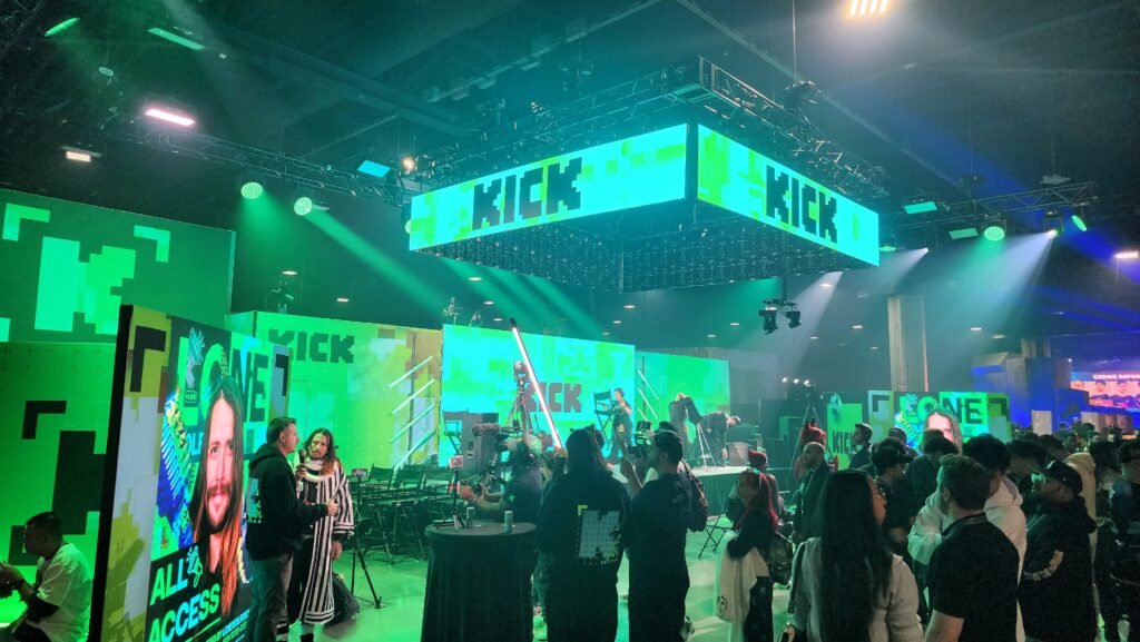 Kick Booth at DreamHack Atlanta 2025