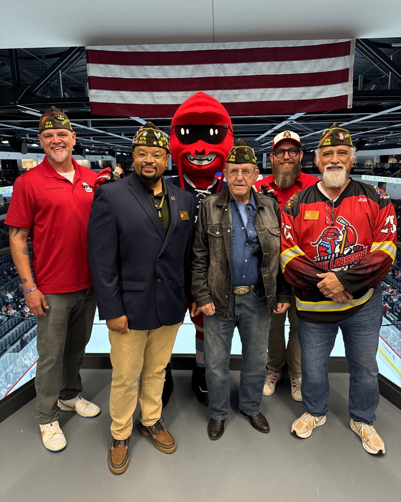 Athens Rock Lobsters honors Veterans of Foreign Wars, Department of Georgia