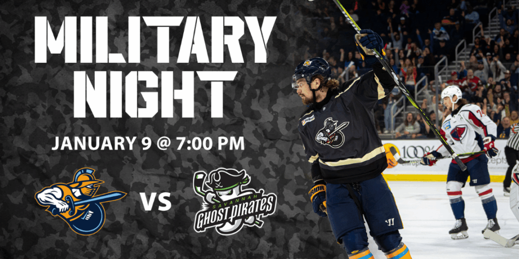 Atlanta Gladiators Military Night event