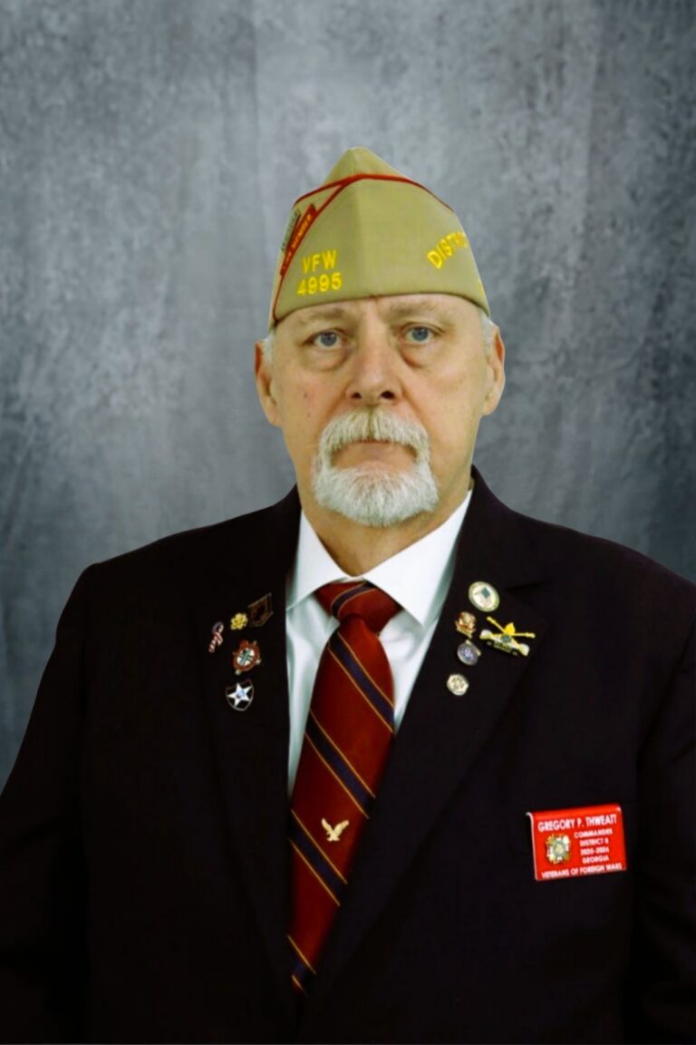 Gregory Thweatt- 2025-26 District 8 Commander, VFW Department of Georgia