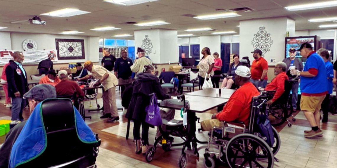 Blue Goose BBQ Event at Georgia War Veterans Nursing Home